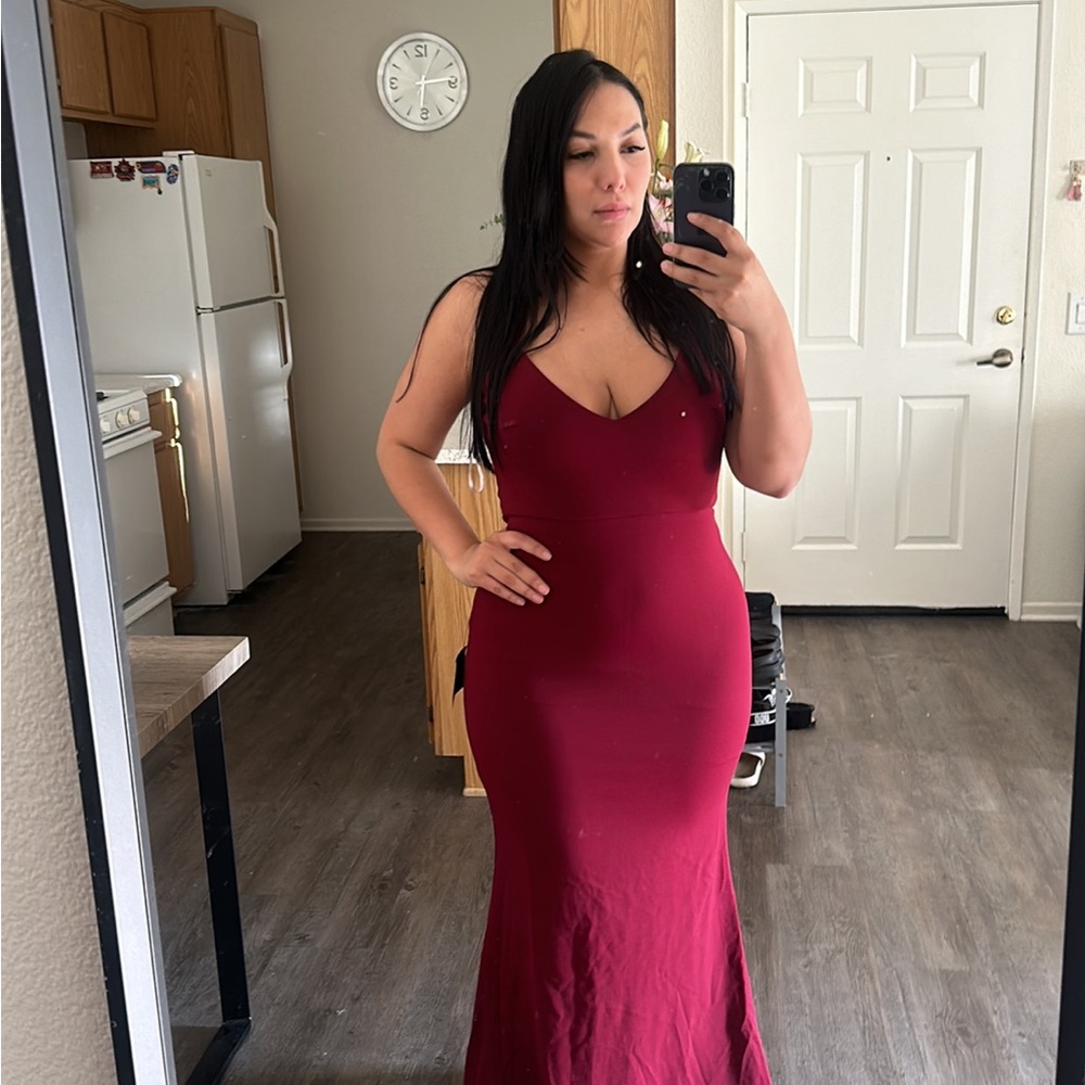 Lulus Burgundy Dress size M